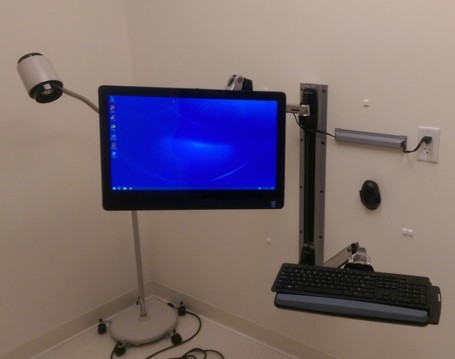 Wall Mounted Computer Arm for business networking - TCSP 